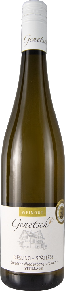 Genetsch 2020 Riesling Spätlese - Lieserer Niederberg-Helden - STEILLAGE lieblich