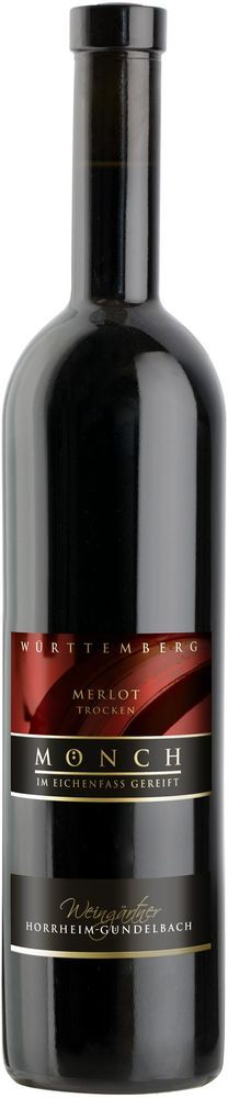 Horrheim-Gündelbach 2019 Merlot, Mönch trocken