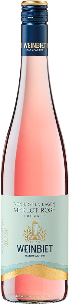 2023 Merlot Rosé von ersten Lagen trocken - Weinbiet Manufaktur