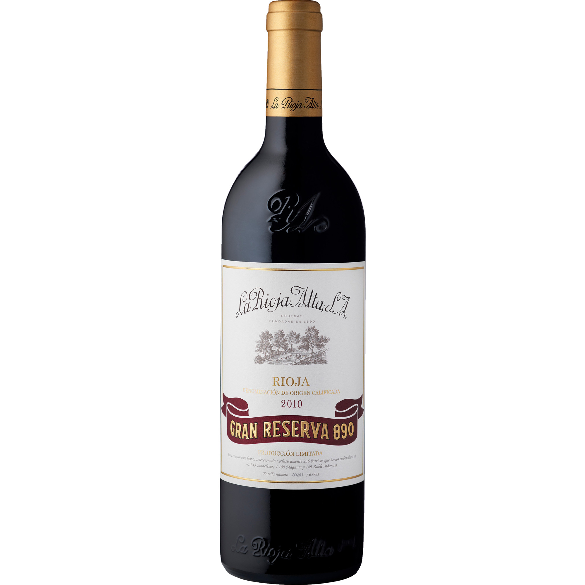 WirWinzer Spezial 2010 La Rioja Alta 890 Rioja Gran Reserva trocken 1,5 L