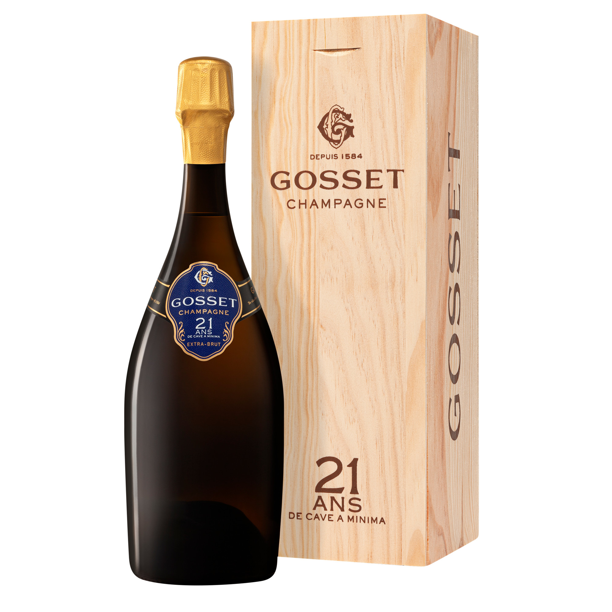 WirWinzer Select Champagne Gosset 21 ans de cave à minima extra brut