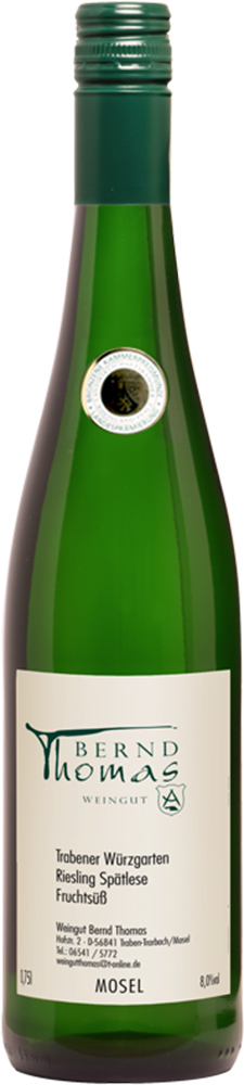 Bernd Thomas 2018 Trabener Würzgarten Riesling Spätlese