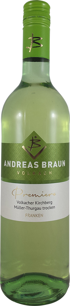 Andreas Braun 2021 Volkacher Kirchberg Premiere Müller Thurgau trocken