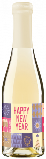 HAPPY NEW YEAR - Silvester-Secco trocken 0,2 L - Wein & Secco Köth