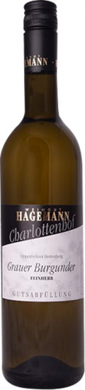 2024 Grauer Burgunder feinherb - Weingut Hagemann