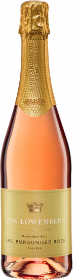 2023 „von Löwenberg“ Spätburgunder Rosé Sekt b.A. trocken - Weinmanufaktur Gengenbach