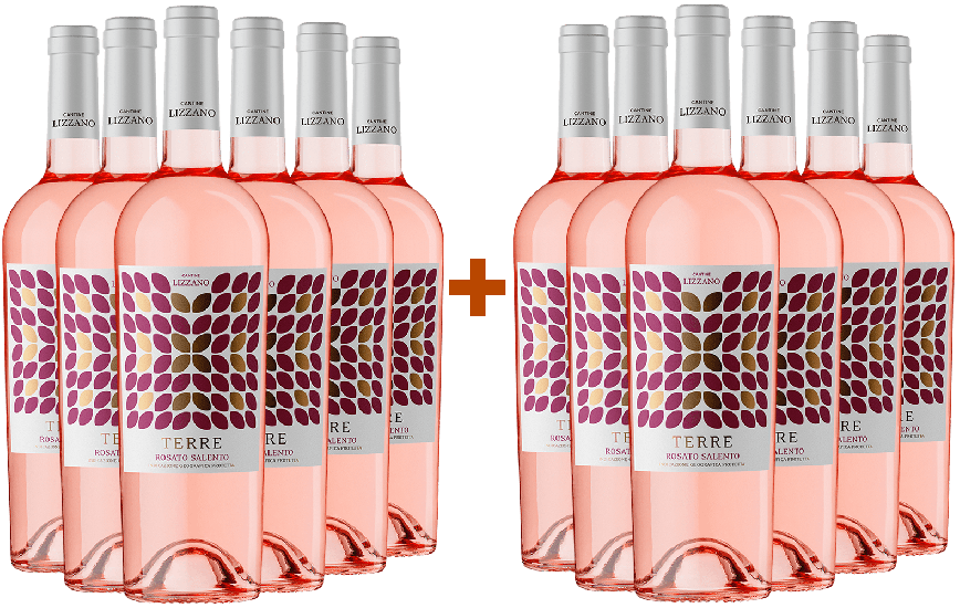 6+6 Paket Terre Rosato del Salento IGP - Cantine Lizzano
