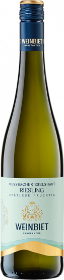 2024 Mussbacher Eselshaut Riesling Spätlese fruchtig lieblich - Weinbiet Manufaktur