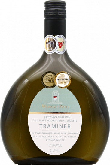 2021 Röttinger Feuerstein Traminer Spätlese halbtrocken - Weingut Poth