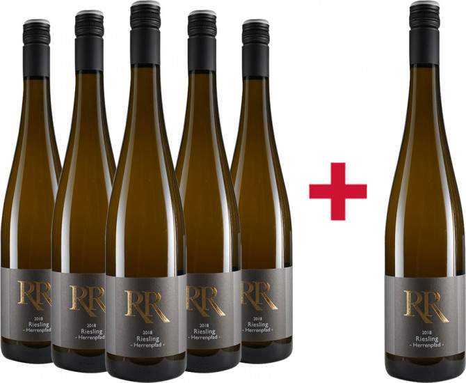 5+1 Riesling Herrenpfad trocken Paket - Weingut Richard Rinck
