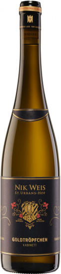 2024 GOLDTRÖPFCHEN Kabinett Riesling VDP.Große Lage lieblich - Weingut Nik Weis - St. Urbans-Hof