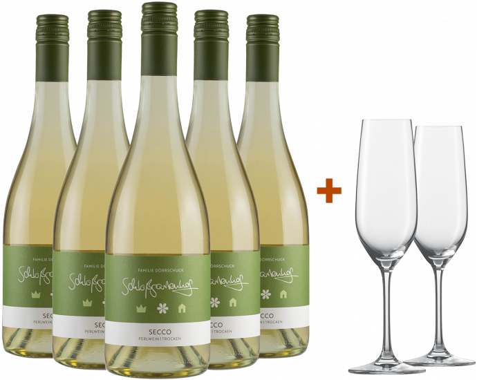 Secco-Paket + 2er Set Schott Gläser gratis - Weingut Schloßgartenhof 