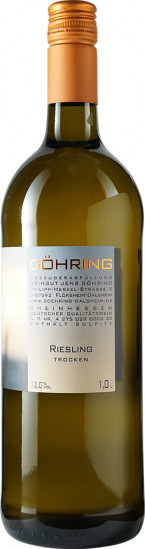 2019 Riesling trocken 1,0 L - Weingut Jens Göhring