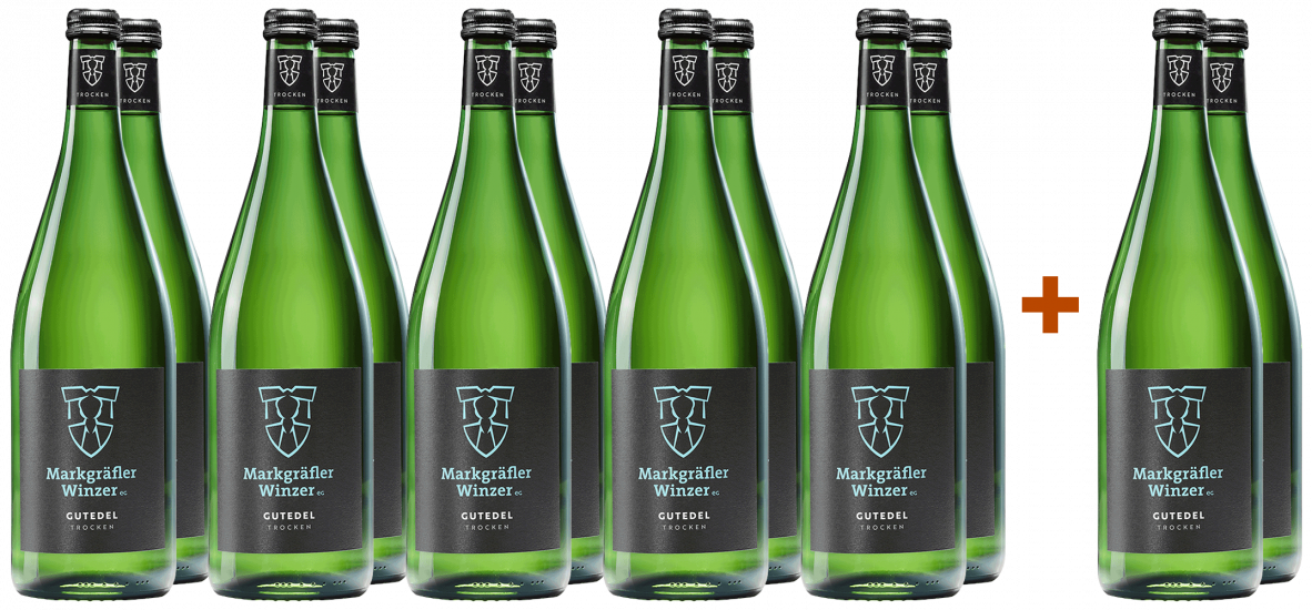 10+2 2024 Gutedel trocken 1,0 L - Markgräfler Winzer  