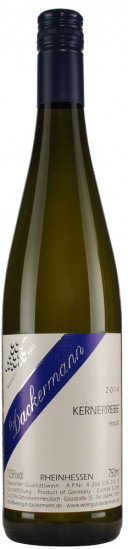 2014 KERNERREBE restsüß lieblich - Weingut Dackermann