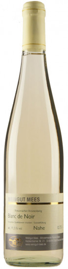 2013 Kreuznacher Kronenberg Blanc de Noir Qualitätswein QbA trocken - Weingut Mees 