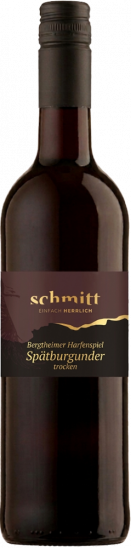2024 Bergtheimer Harfenspiel Spätburgunder trocken - Weingut Schmitt Bergtheim