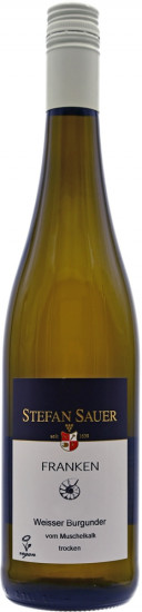 2019 Weisser Burgunder vom Muschelkalk Kabinett trocken - Weingut Stefan Sauer