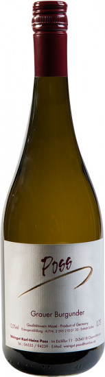 2024 Grauburgunder trocken - Weingut Karl-Heinz Poss