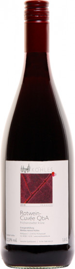 2018 Rotwein-Cuvée halbtrocken - Weingut Andrea Kohles