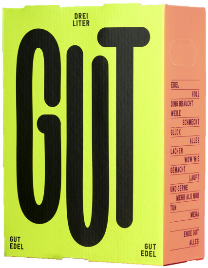 2024 GUTedel Bag in Box trocken 3,0 L - Weingut Schlumberger