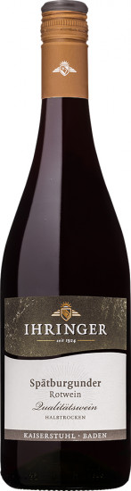 2022 Ihringer Spätburgunder Rotwein halbtrocken - Kaiserstühler Winzergenossenschaft Ihringen