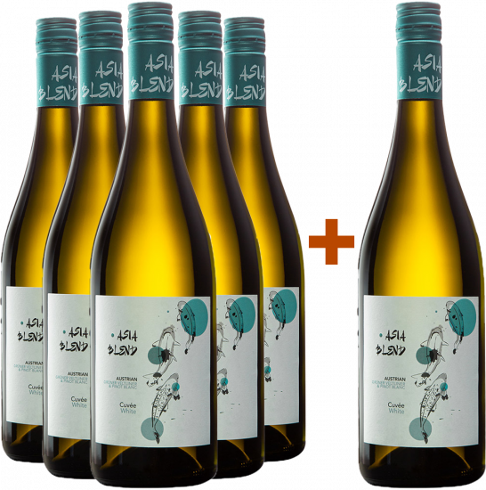 5+1 Paket Asia Blend Cuvée weiß trocken - Weingut Weinwurm