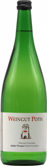 2022 Röttinger Feuerstein Müller-Thurgau Kabinett trocken 1,0 L - Weingut Poth