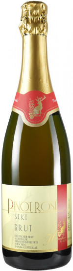 2022 Pinot Rosé Spätburgunder Weißherbst Sekt extra brut - Weinkellerei Hirschen Glottertal