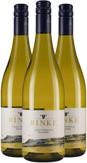 3er Bündel Chardonnay Mischsatz Muschelkalk trocken - Weingut Rinke