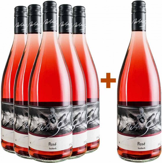 5+1 Rosé Paket feinherb Bio - Weingut Seeber