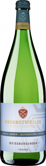 2024 Oberrotweiler Weissburgunder trocken 1,0 L - Oberrotweiler Winzerverein