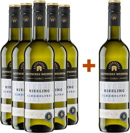 Deutsches Weintor Riesling Paket eG 5+1 alkoholfrei