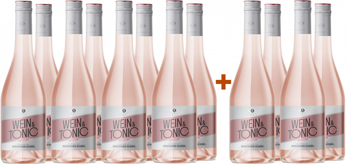 8+4 Paket Wein&Tonic Rosé SUMMER SPECIAL - Winzerkeller Auggener Schäf