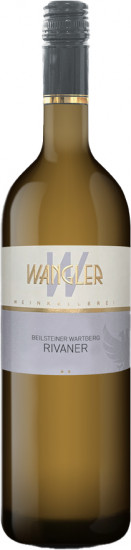 2021 Beilsteiner Wartberg Rivaner halbtrocken - Weinkellerei Wangler