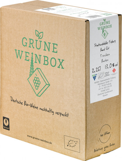 2024 Bacat Rot GRÜNE WEINBOX trocken Bio 2,25 L - Staatsweingut Freiburg