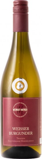 2012 Stettfelder Himmelreich Weißer Burgunder Spätlese Trocken - Weingut Hafner