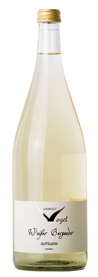 2024 Weißer Burgunder, Gutswein trocken 1,0 L - Weingut Siegfried Vogel