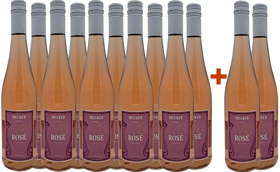 10+2 Rosé-Paket trocken - Weingut Meurer (Reil an der Mosel)