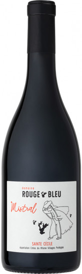 2020 Cuvée Mistral Côtes du Rhône Villages Sainte Cecile AOP trocken - Rouge-Bleu