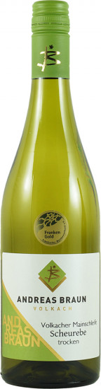 2024 Volkacher Mainschleife Scheurebe trocken - Weingut Andreas Braun