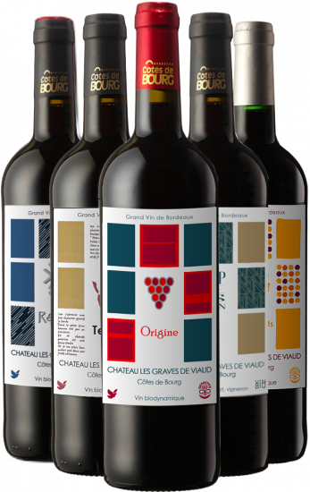 Grands Vins de Bordeaux Bio Paket Bio - Château les Graves de Viaud