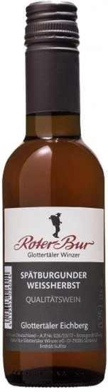 2023 Blauer Spätburgunder Weißherbst Spätburgunder Weissherbst 0,25 L - Roter Bur Glottertäler Winzer