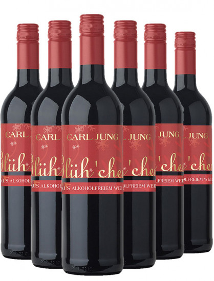 Glüh'chen - entalkoholisiertes, aromatisiertes Getränk (6 Flaschen) - Carl Jung
