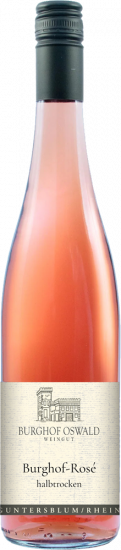 2024 Burghof Rosé halbtrocken - Weingut Burghof Oswald