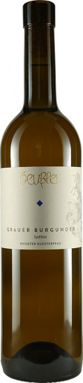 2019 Grauer Burgunder Spätlese lieblich - Weingut Jürgen Heußler
