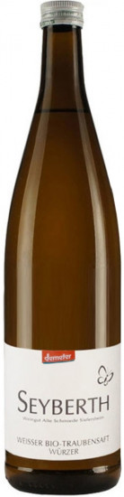 2025 Weißer Traubensaft Scheurebe - naturtrüb - Bio - Weingut Seyberth