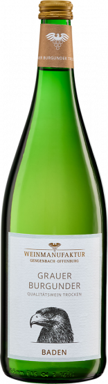 2025 Grauer Burgunder trocken 1,0 L - Weinmanufaktur Gengenbach