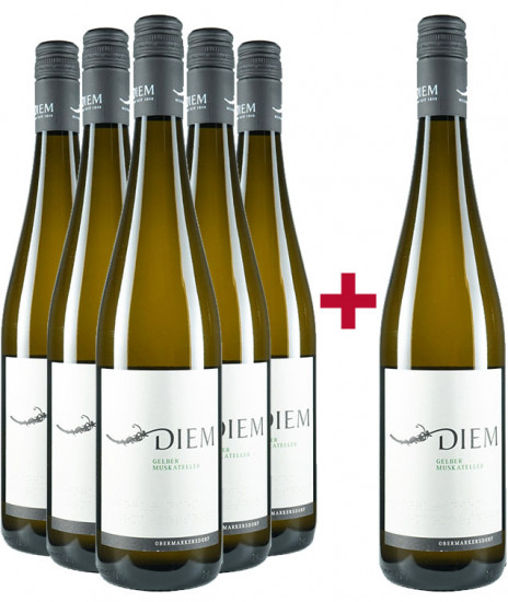 5+1 Paket Gelber Muskateller - Weingut Diem Gerald und Andrea