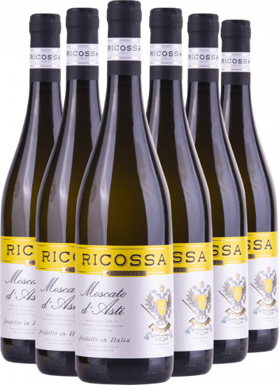 6er Paket Moscato d'Asti DOCG - Ricossa